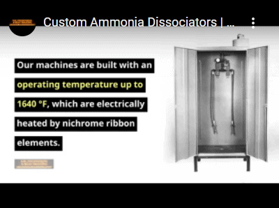 Custom Ammonia Dissociators | S. M. Engineering & Heat Treating